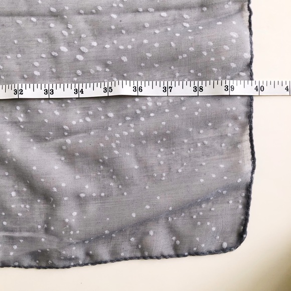 Grey Purple Speckled Lightweight Flowy Scarf - Picture 13 of 14